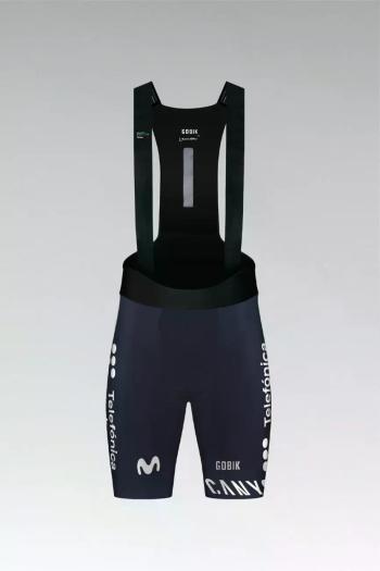
                         Pantaloni scurți de ciclism cu bretele - LANCER K10 MOVISTAR TEAM 2025 
                
