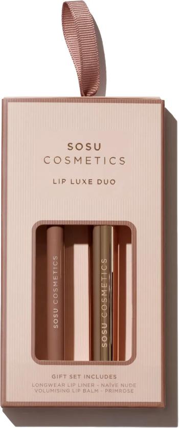 SOSU Cosmetics Set cadou de produse cosmetice decorative Lip Luxe Duo Pink