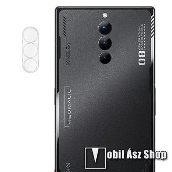 IMAK kamera lencsevédő üvegfólia - 1db, 9H, Arc Edges - ÁTLÁTSZÓ - ZTE nubia Red Magic 8 Pro / Red Magic 8 Pro Plus / Red Magic 8S Pro / Red Magic 8S Pro Plus - GYÁRI