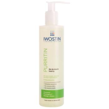 Iwostin Purritin gel de curățare pentru tenul gras, predispus la acnee 300 ml