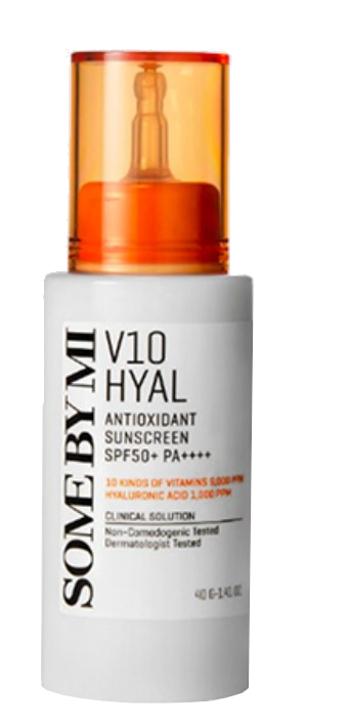 Some By Mi Protecție solară hidratantă pentru față SPF 50+ V10 Hyal (Antioxidant Sunscreen) 40 ml