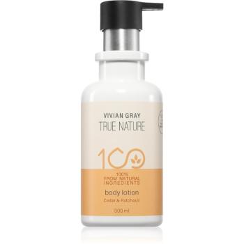 Vivian Gray True Nature Cedar & Patchouli lotiune de corp hranitoare 300 ml