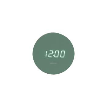 Karlsson 5981GR ceas LED de design cu alarmăverde, dia. 9 cm