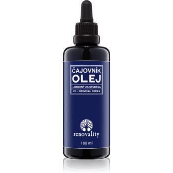 Renovality Original Series Cold-Pressed Tea Tree Oil ulei facial pentru ten matur 100 ml