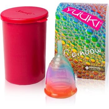 Yuuki Rainbow Jolly 1 + kelímek menstruační kalíšek velikost large (⌀ 46 mm, 24 ml) 1 ks