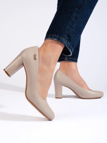 Pantofi de designer pentru femei cu toc lat