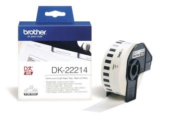 Brother DK-22214 folytonos szalagcímke 12mm x 30,48m öntapadós Wh...