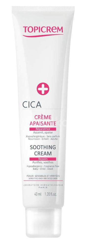 Topicrem Cremă restaurativă pentru pielea iritată CICA (Soothing Cream) 40 ml