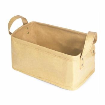 Coș de depozitare Compactor Basket Ecologic, 28 x 18 x 13 cm, bej