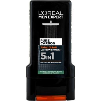 L´Oréal Paris Gel de duș Men Expert Pure Carbon (Total Clean Carbon Shower) 300 ml