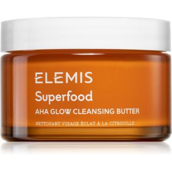 Elemis Superfood AHA Glow Cleansing Butter masca de fata pentru curatare pentru o piele mai luminoasa 90 ml