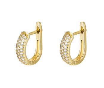 Preciosa Cercei placați cu aur cu zircon cubic Marielle Royal Lagoon 5444Y00