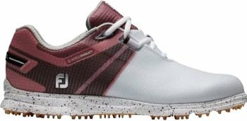 Footjoy Pro SL Sport White/Black/Burgundy 38 Dámske golfové boty