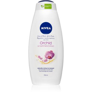 NIVEA Orchid & Cashmere Extract gel cremos pentru dus maxi 750 ml