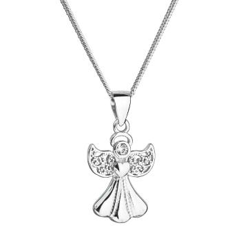 Evolution Group - Pavona Colier de argint Înger cu cristal Swarovski 32077.1