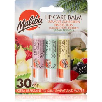 Malibu Lip Care Balm balsam de buze SPF 30 3x5 g