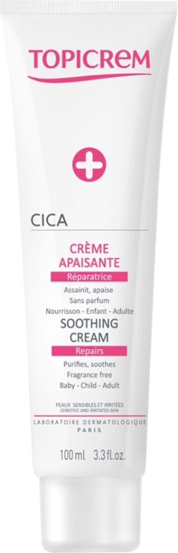 Topicrem Cremă calmantă și regenerantă CICA (Soothing Cream) 100 ml