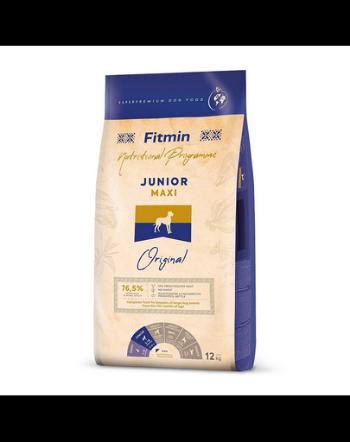 FITMIN Dog Maxi Junior 12 kg hrana ultra-premium catei si caini tineri de rase mare si uriase