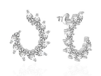 Agato Cercei eleganți din argint cu zircon AGT-E053PW