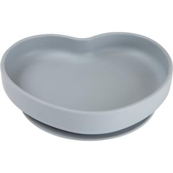 canpol babies Heart farfurie cu ventuză Grey 1 buc