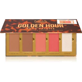 MUA Makeup Academy Golden Hour Paletă pudră pentru conturul feței 15 g