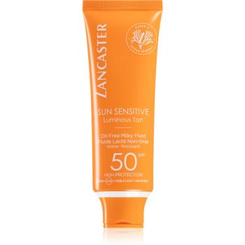 Lancaster Sun Sensitive Oil-Free Milky Fluid fluid pentru fata cu protectie solara SPF 50 50 ml