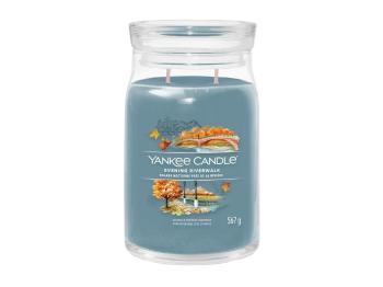 Yankee Candle Lumânare aromatică Signature pahar mare Evening Riverwalk 567 g