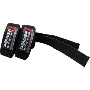 Power System Power Straps apărătoare pentru încheietură, fitness culoare Black & Red 2 buc