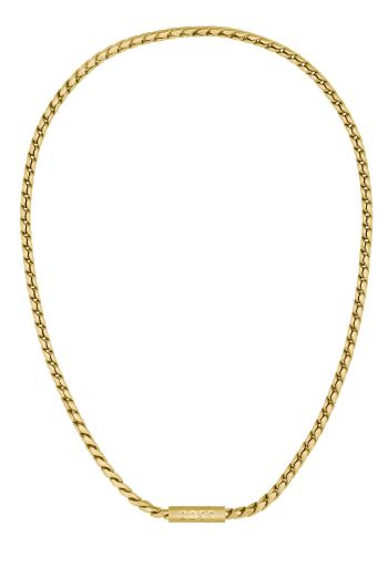 Hugo Boss Colier elegant placat cu aur pentru bărbați Doran 1580694