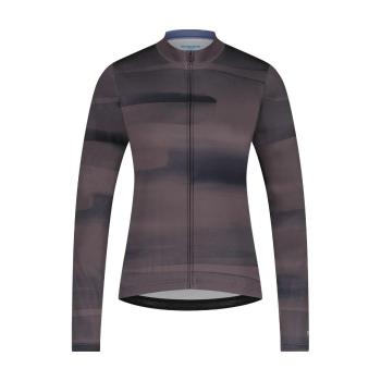 
                         Tricou de cilism pentru iarnă cu mânecă lungă - KAEDE PRINTED LONG 
                