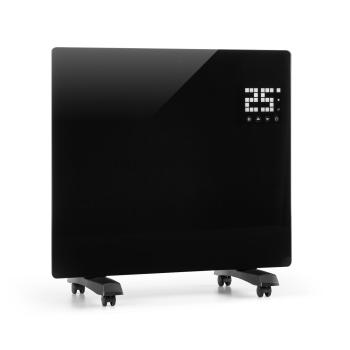 Klarstein BORNHOLM SINGLE, convector, încălzitor convențional, termostat, timer, 1000 W, negru