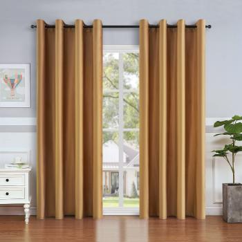 Draperie blackout 4Home Manila maro auriu , 150 x250 cm, maro