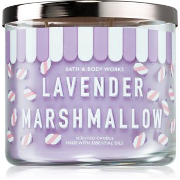 Bath & Body Works Lavender Marshmallow illatgyertya 411 g