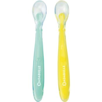 Badabulle Silicone Spoons linguriță 3 m+ 2 buc