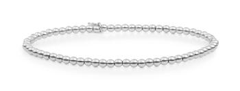 Sparkling Jewels Brățară cu biluțe din argint pentru femei Saturn SB-S-3MM-ADD