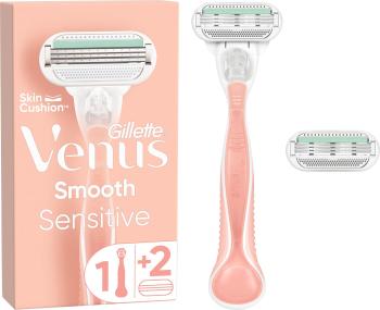Női borotva GILLETTE Venus Sensitive Smooth + 2 db pótfej