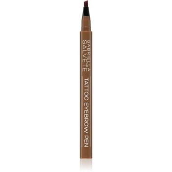 Gabriella Salvete Tattoo Eyebrow Pen creion pentru sprancene culoare 02 Brown 0,28 g