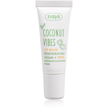 Ziaja Coconut Vibes balsam de buze efect regenerator 10 ml