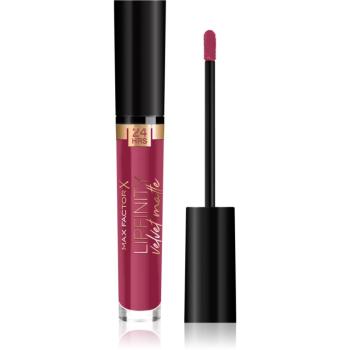 Max Factor Lipfinity Velvet Matte ruj lichid mat culoare 050 Saint Berry 3,5 ml