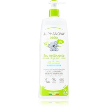 Alphanova Baby Bio apa pentru curatare cu particule micele corp si fata pentru nou-nascuti si copii 500 ml