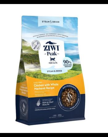 ZIWIPEAK Cat Steam &amp; Dried hrana cu pui pentru pisica 800 g