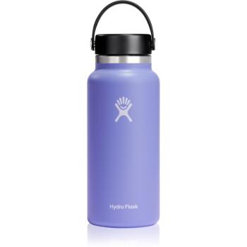 Hydro Flask Wide Mouth Flex Cap sticlă termos culoare Violet 946 ml