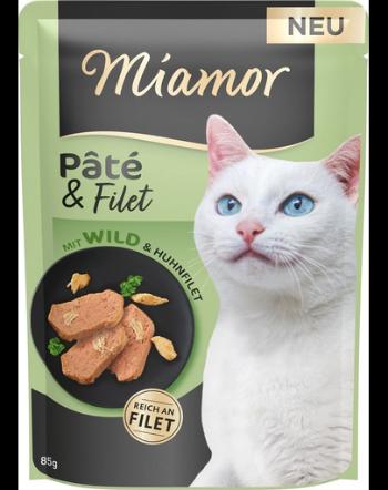 MIAMOR Pate and Filet with Game pate cu file de vanat 85 g pentru pisica