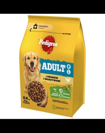 PEDIGREE Adult 2,6 kg hrana caine rasa medie si mare, pui si legume