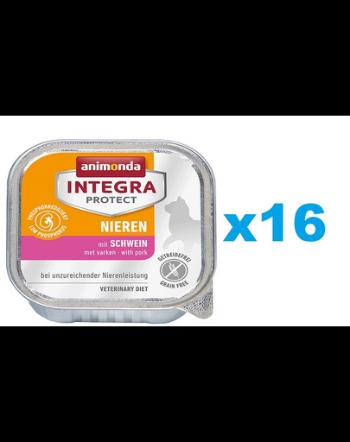 ANIMONDA Integra Protect Niere porc 16x100 g hrana pisici cu insuficienta renala