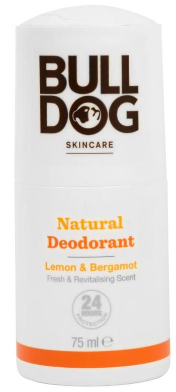 Bulldog Deodorant natural cu bila (Natural Deodorant Lemon & Bergamot Fresh & Revitalising Scent) 75 ml