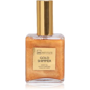 IDC Institute Gold Shimmer ulei uscat de corp cu efect bronzant 50 ml