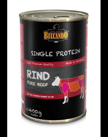 BELCANDO Single Protein hrana umeda pentru caini, cu vita, 400 g