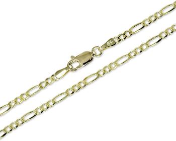 Brilio Lănțișor bărbătesc din aur Figaro 55 cm 271 115 00276