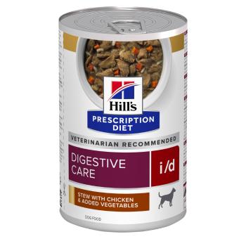 24x354g Hill's Prescription Diet i/d Digestive Care csirke nedves kutyatáp